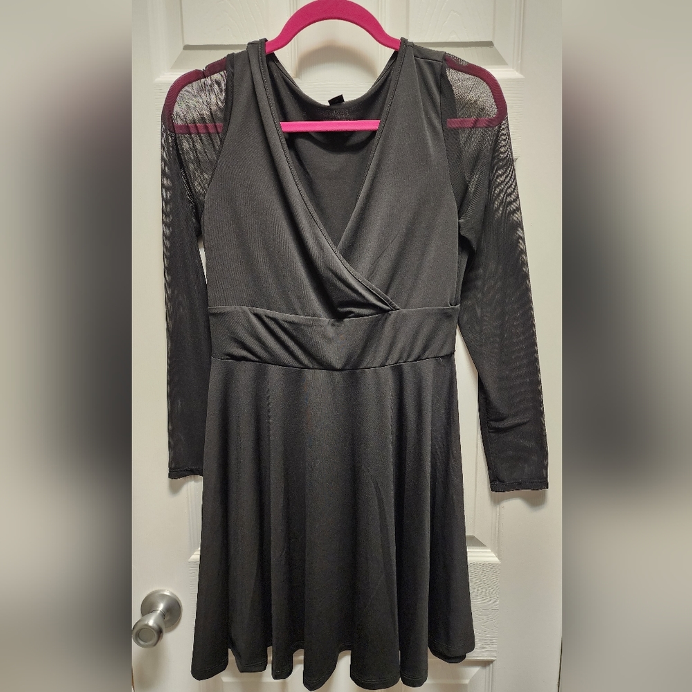 Long Sleeve Black Dress - NWOT